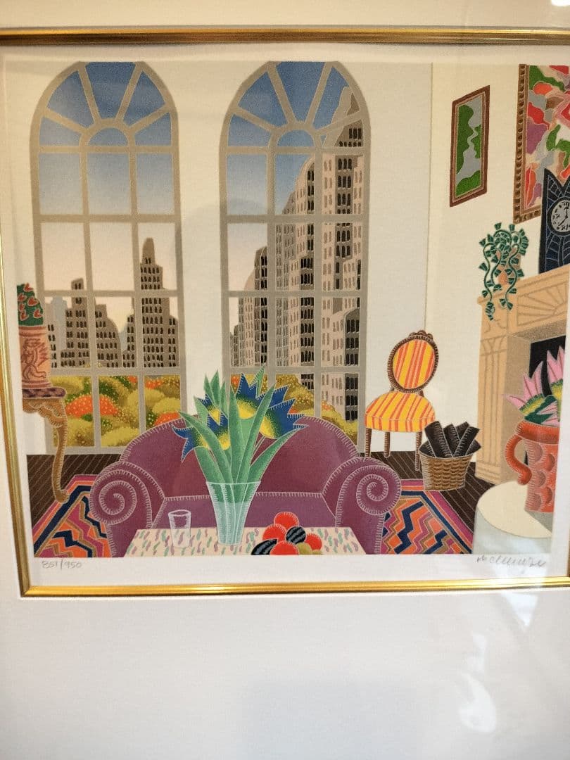 トーマスマックナイト　作品名「フォール」　シルクスクリーン