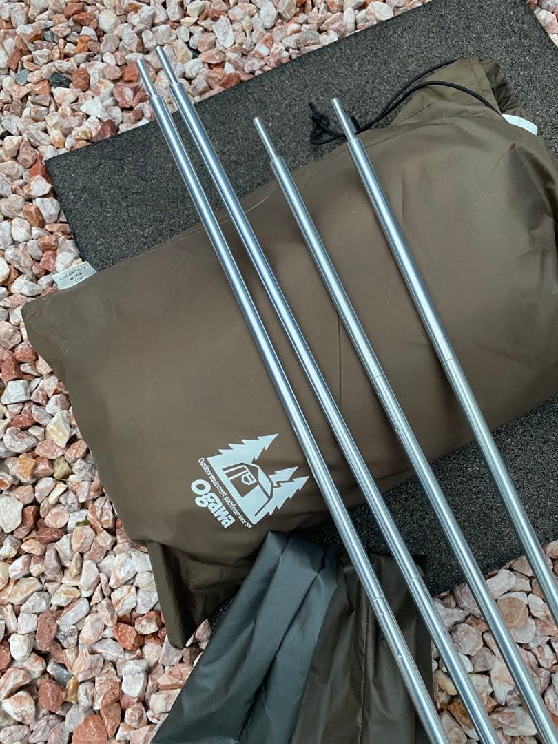 Tasso T/C タッソtc オガワ　メッシュスクリーン　ポール付き　美品