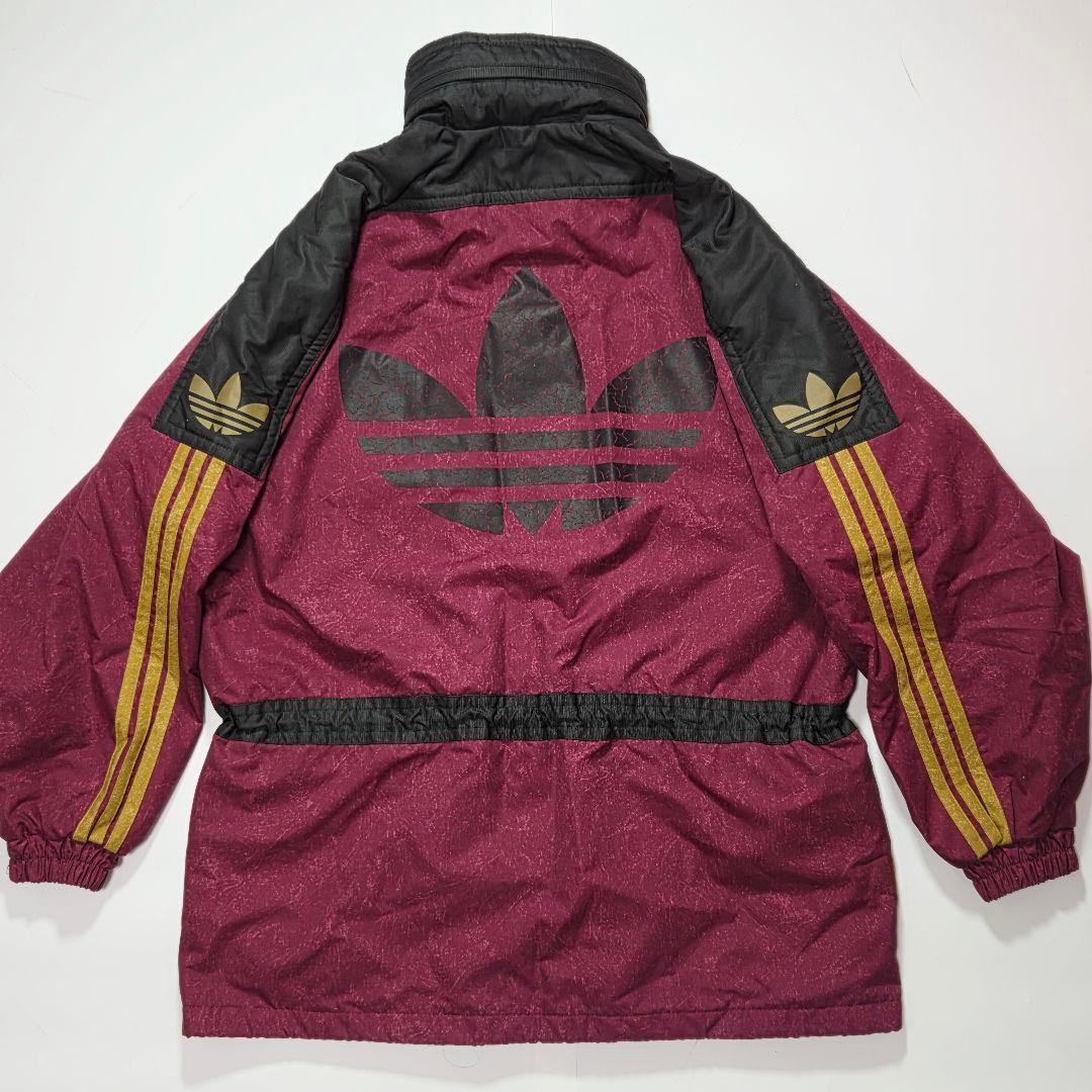 ​希少　アディダス デサント製 80s スノーギア ジャケット 背面デカロゴ L