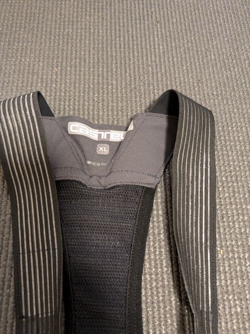 カステリFREEAERO RC BIBSHORT ダークグレーXLサイズ