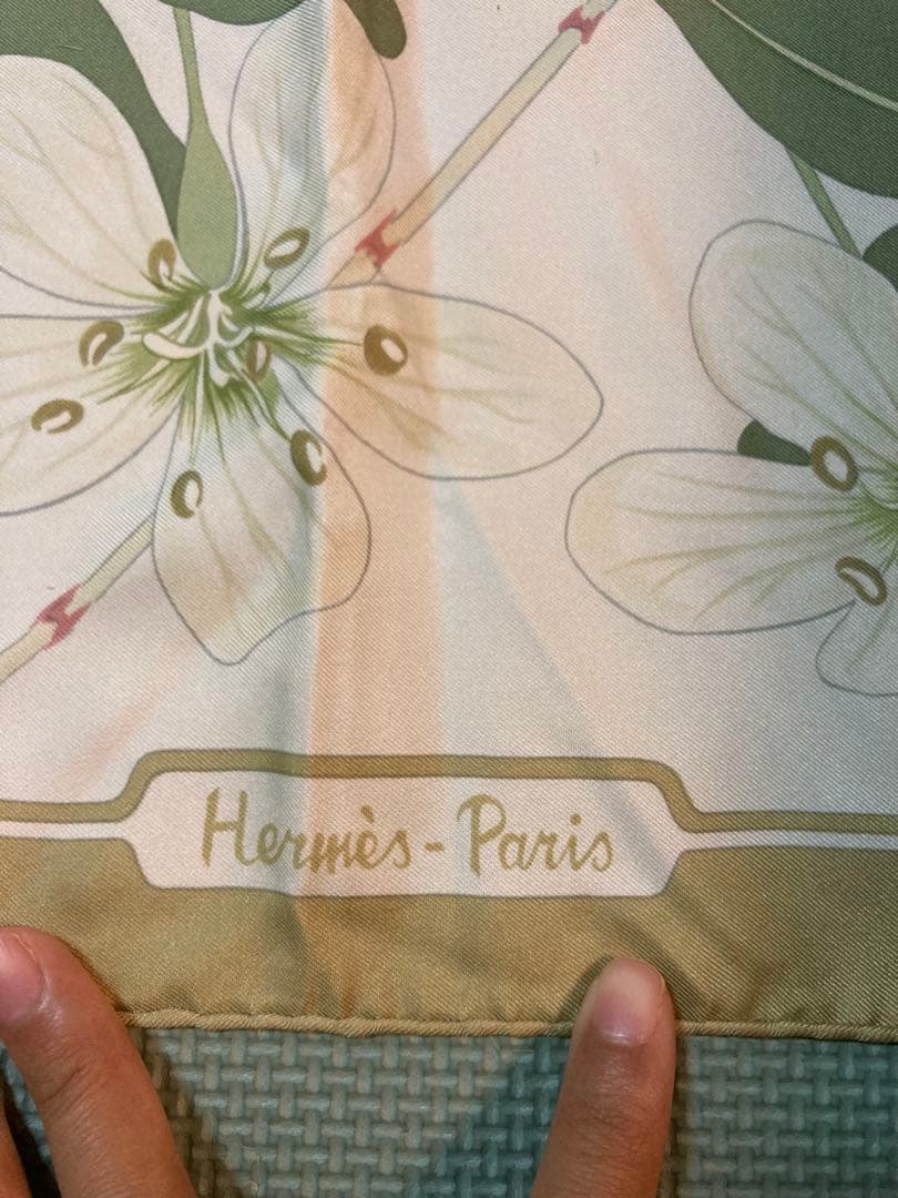 【美品】エルメス　カレ90 Flora Graeca ギリシャの花