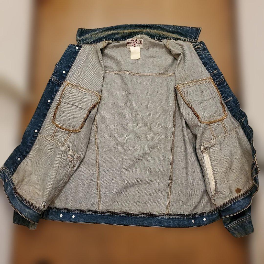 90s Wrangler デニムジャケット 色落ち◎ 特大 Big Size
