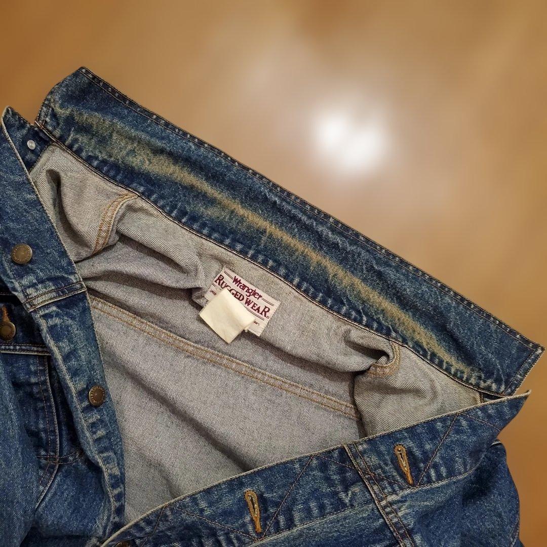 90s Wrangler デニムジャケット 色落ち◎ 特大 Big Size
