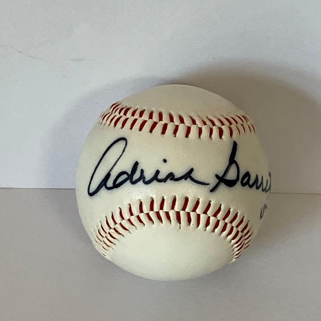 【レア】エイドリアン・ギャレット　サインボール　直筆　背番号5　広島カープ　野球
