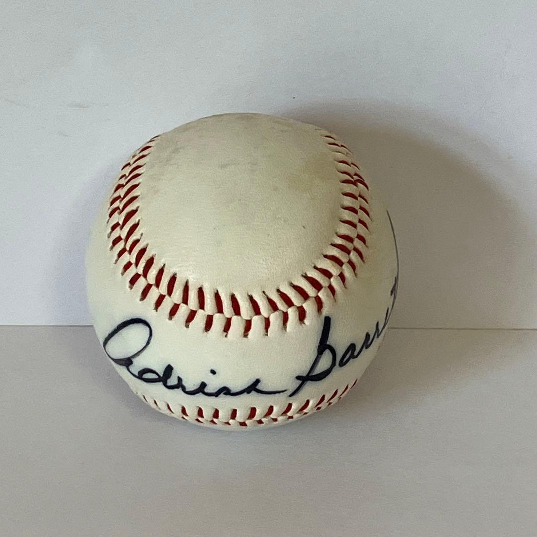 【レア】エイドリアン・ギャレット　サインボール　直筆　背番号5　広島カープ　野球
