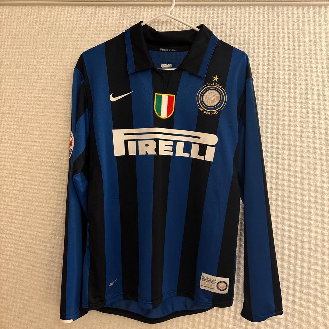 100周年記念 07-08 インテル フィーゴ ユニフォーム 長袖