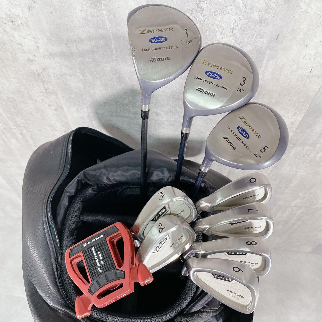 V835 左利き ミズノ ゴルフクラブ メンズ フルセット 初心者 レフティ