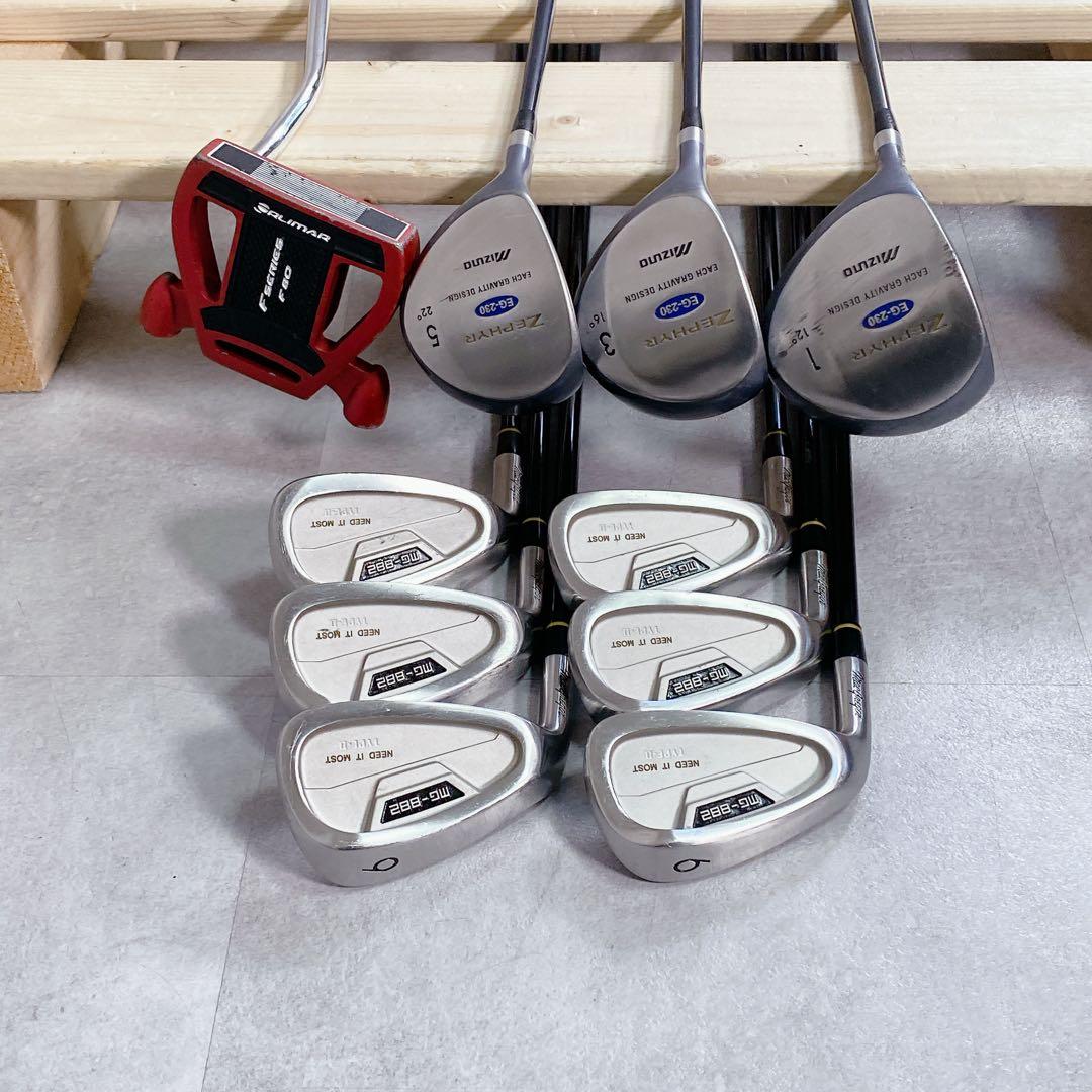 V835 左利き ミズノ ゴルフクラブ メンズ フルセット 初心者 レフティ