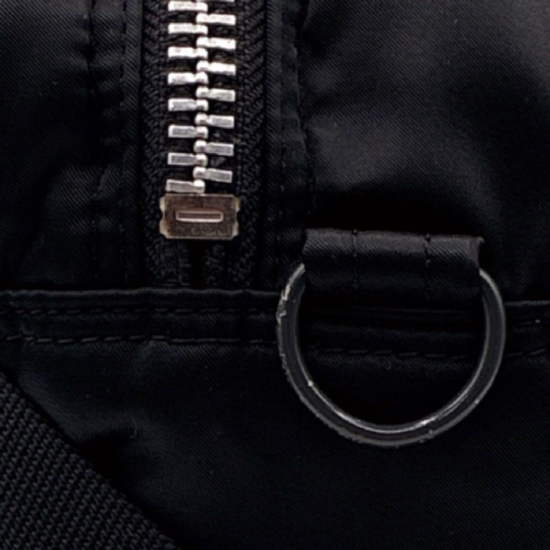 PORTER ポーター タンカー 黒 ナイロン ボディバッグ ウエストポーチ