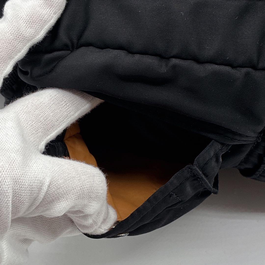 PORTER ポーター タンカー 黒 ナイロン ボディバッグ ウエストポーチ