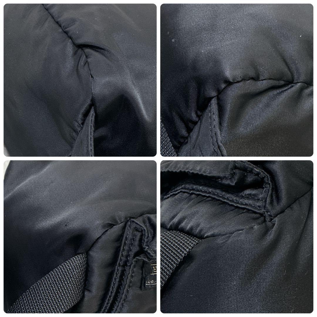 PORTER ポーター タンカー 黒 ナイロン ボディバッグ ウエストポーチ