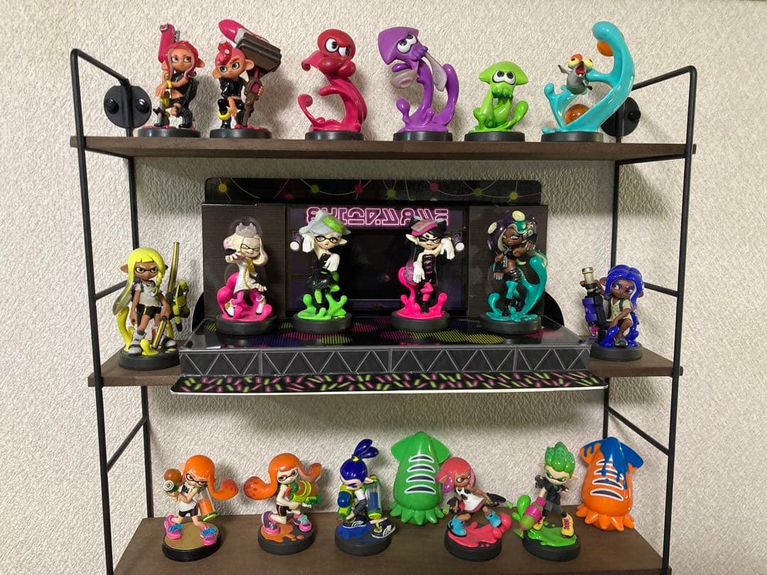 スプラトゥーンamiibo 全種19種類美品コンプリートジオラマキット2種