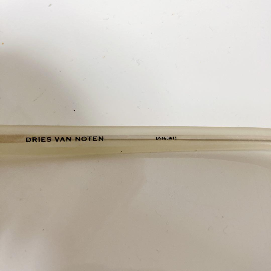 blue様新品未使用ドリスヴァンノッテン×リンダファローサングラスメガネ眼鏡白