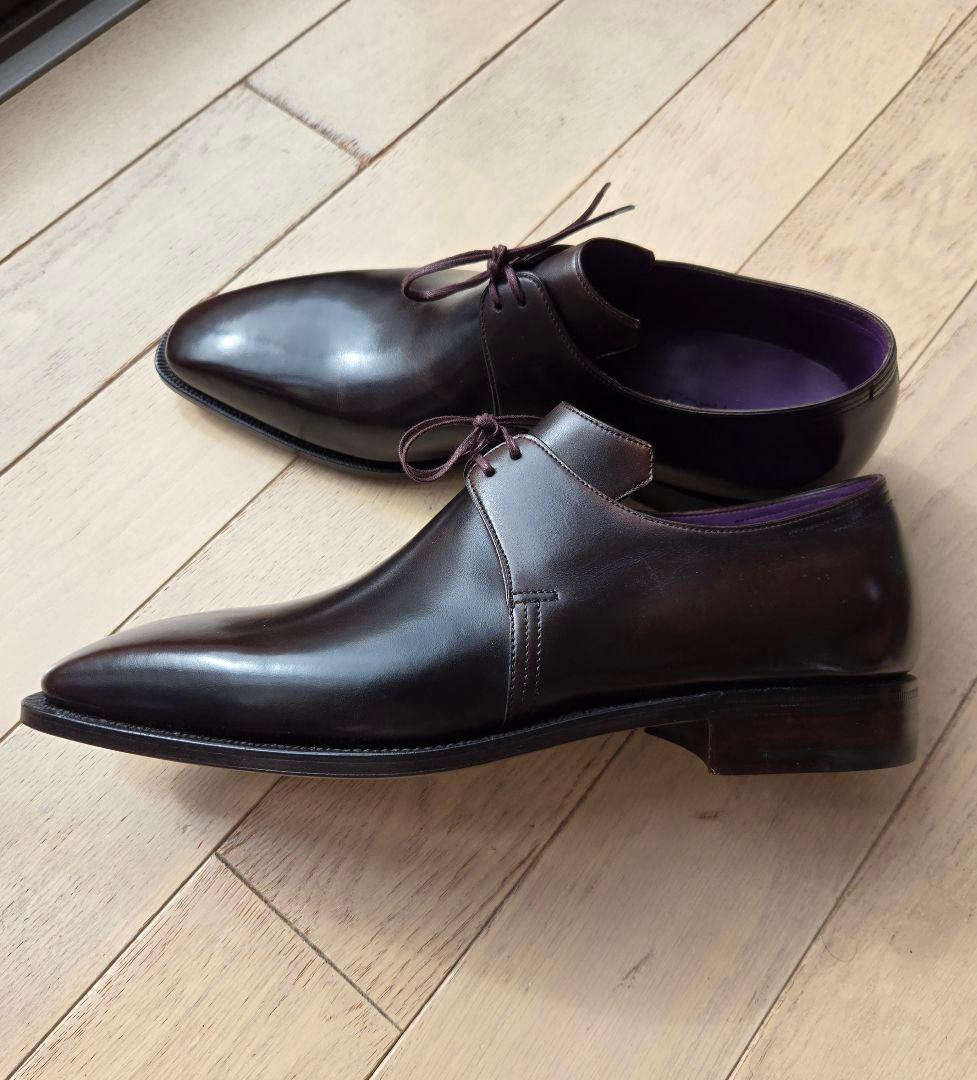 新品】corthay コルテ プレーントゥ 8サイズ - メルカリ