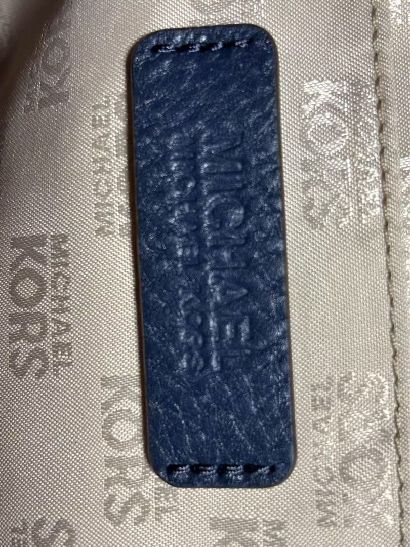 MICHAEL KORS 本革リュック ネイビー 未使用品