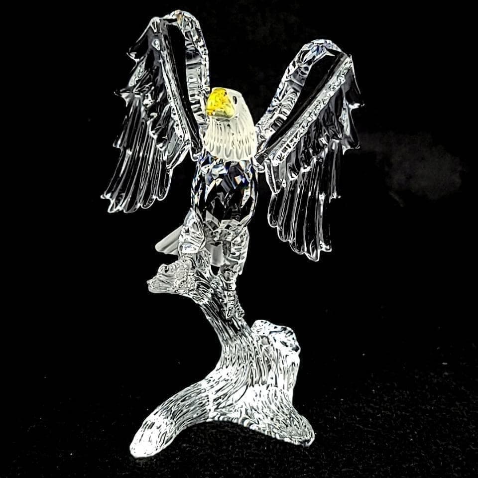 ○未使用級◇スワロフスキー ハクトウワシ 置物 フィギュリン 箱つき 0