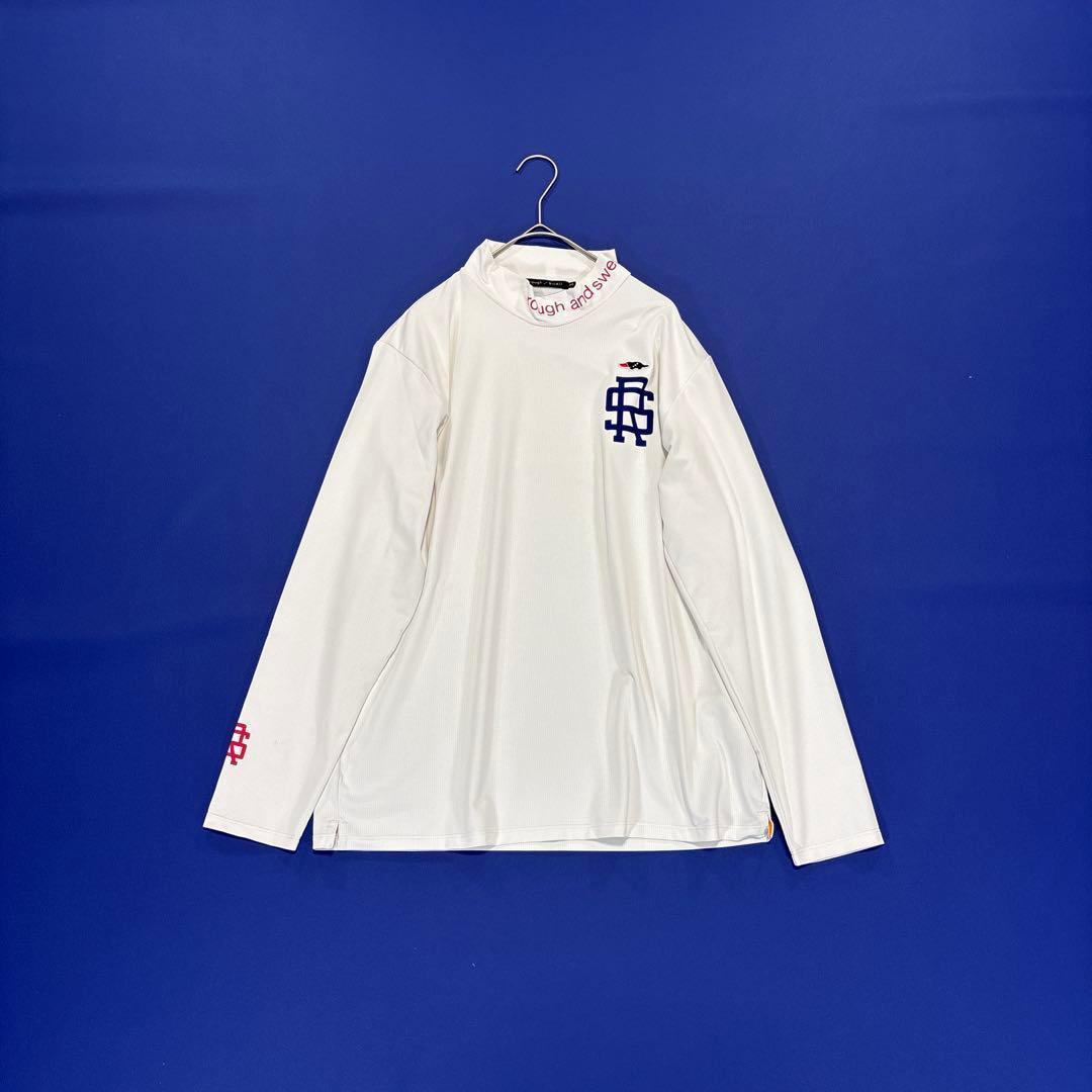 ROUGH & SWELL ラフアンドスウェル　長袖モックネック　ホワイト　M