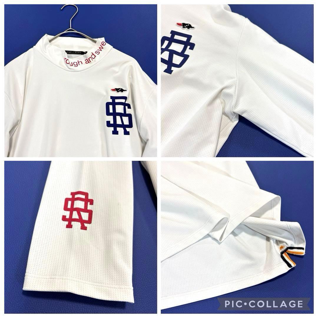 ROUGH & SWELL ラフアンドスウェル　長袖モックネック　ホワイト　M