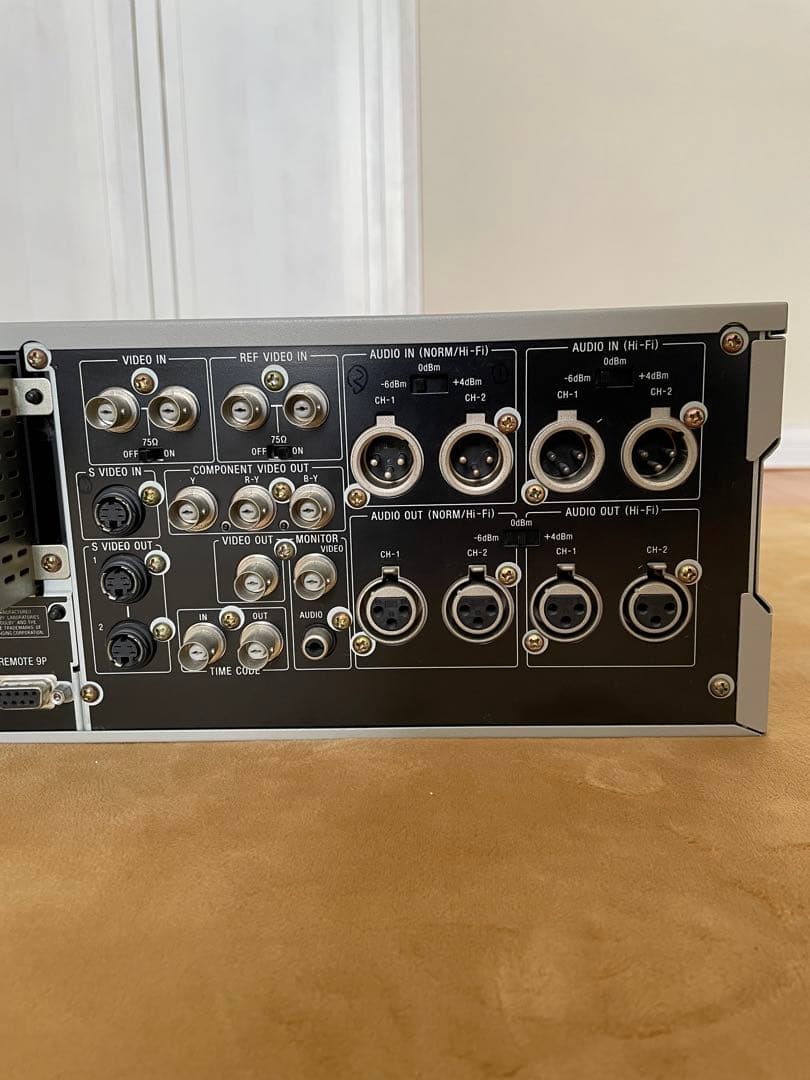 ◇SVO-5800◇S-VHS業務用ビデオデッキ◇SONY・ソニー【再生確認済