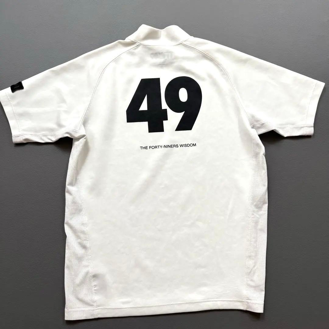 TFW49 モックネック 半袖 シャツSIDE MESH MOCK NECK