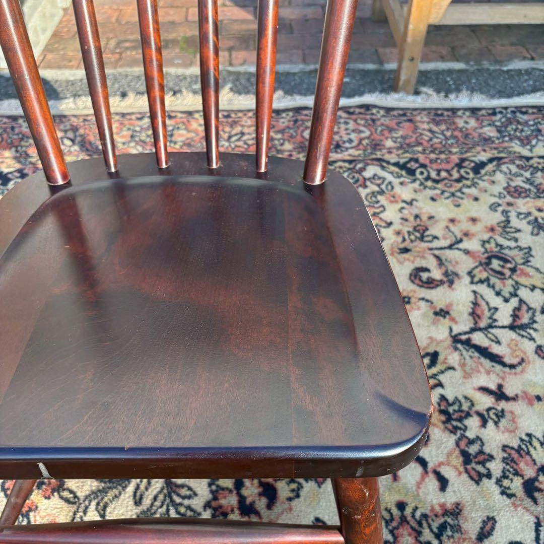 北海道民芸家具　ウィンザーチェア　樺材　1/2