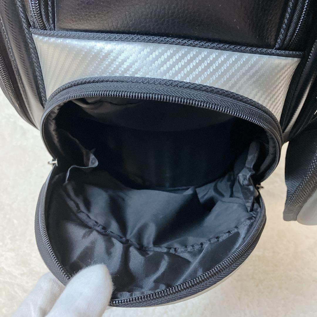 【極美品】TaylorMade 9.5型 キャディバッグ ゴルフバッグ ブラック