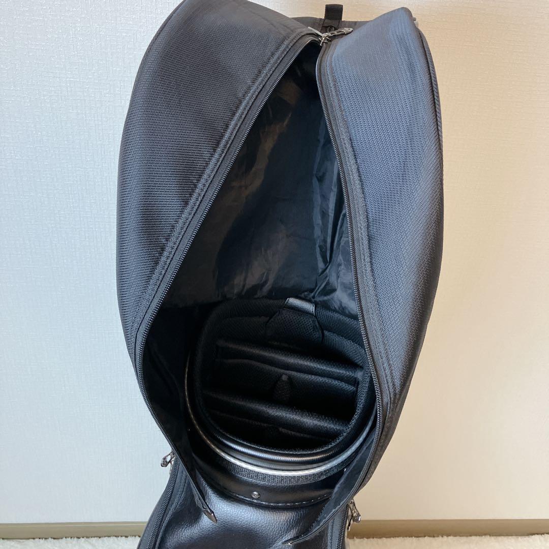 【極美品】TaylorMade 9.5型 キャディバッグ ゴルフバッグ ブラック