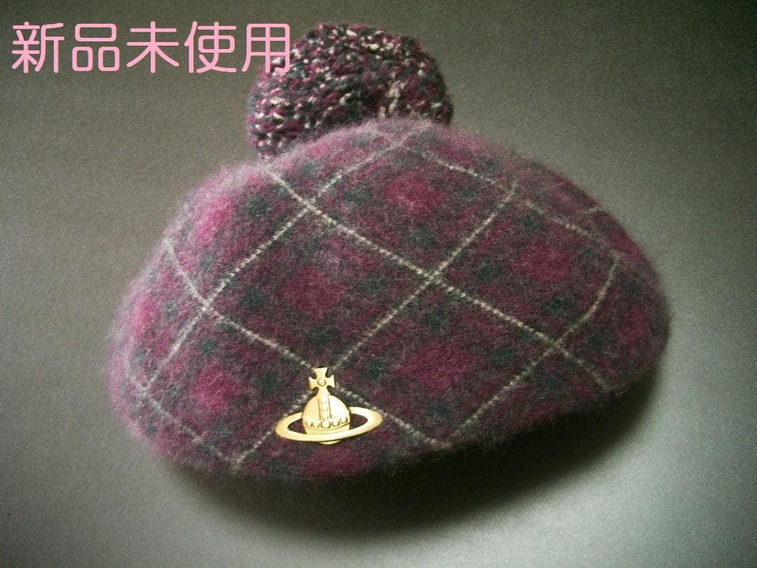 Vivienne Westwood 90s タータンチェック ベレー Vivienne Westwood
