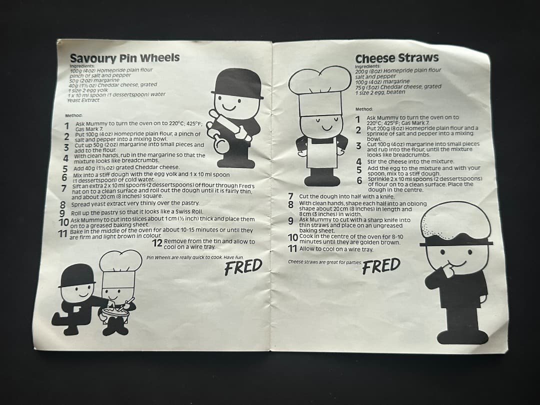 英国 ヴィンテージ　ホームプライド社　 フレッド　ベーキングセット