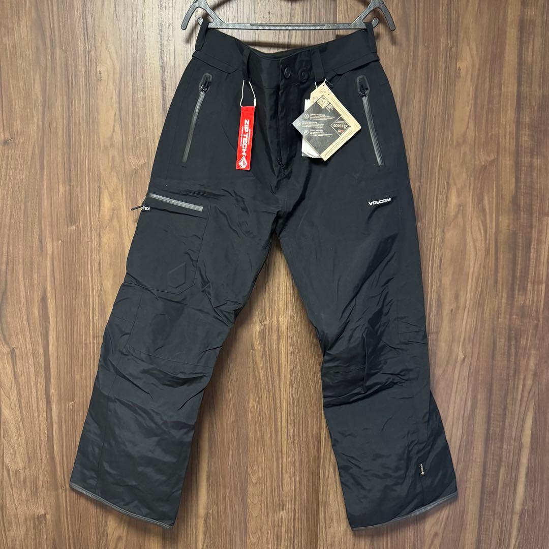 【新品タグ付き】VOLCOM GORE-TEX パンツ 黒　ブラック　日本L相当