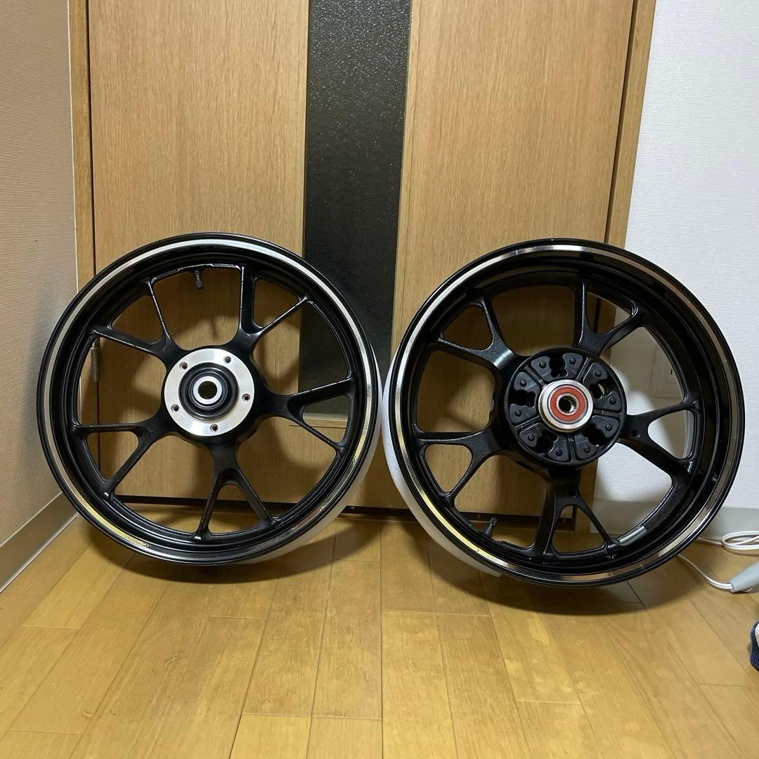 格安引取限定】美品カワサキZRX1200ダエグ純正ホイール2本セット
