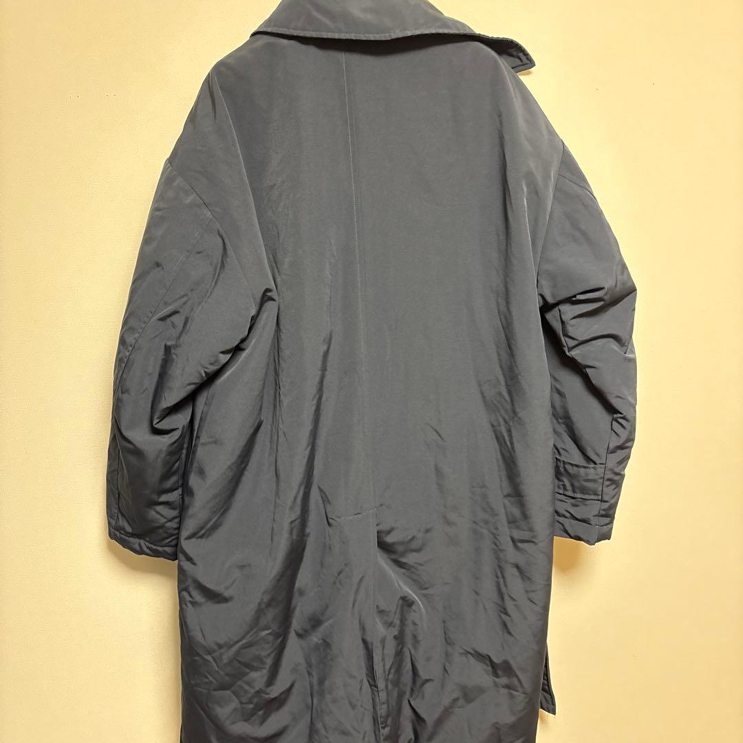 EVISTUB ステンカラーコート LARGE ダークブルー