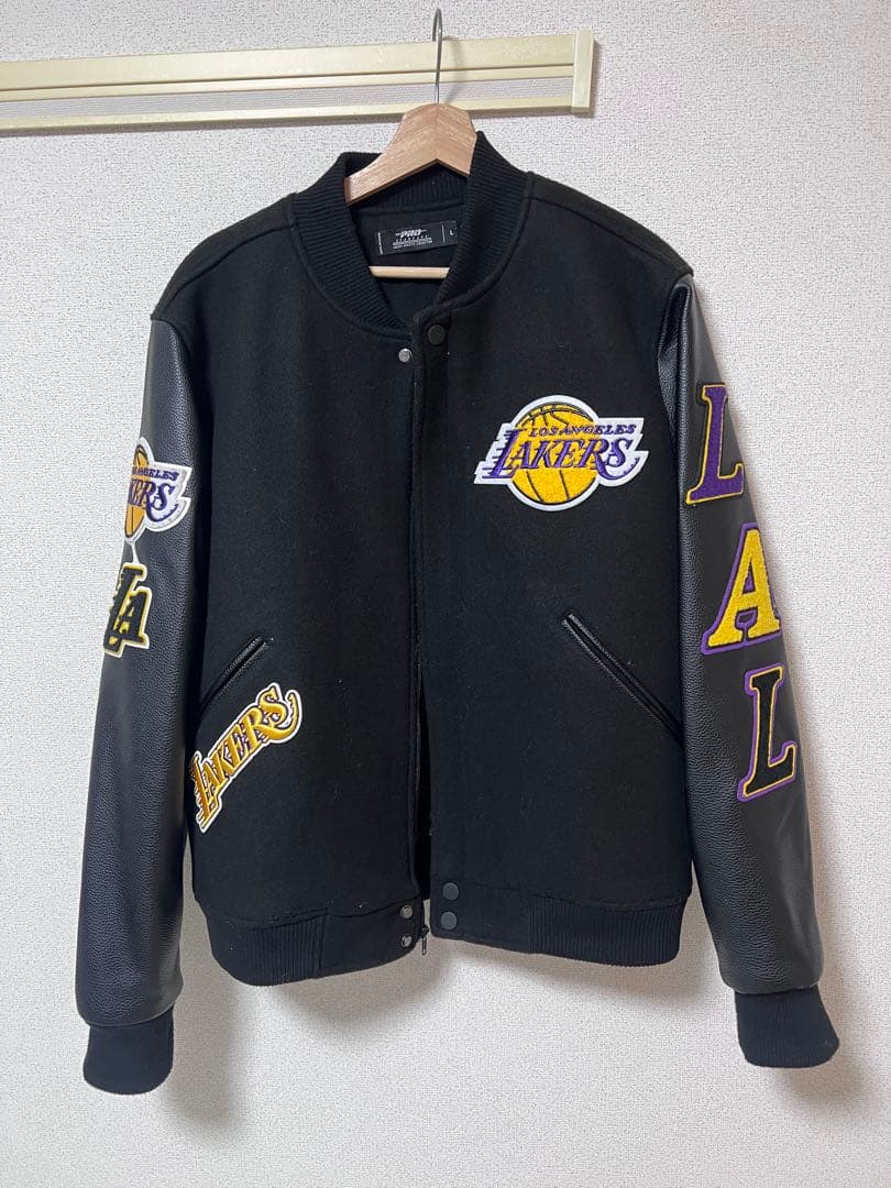 Lakers スタジャン ブラック