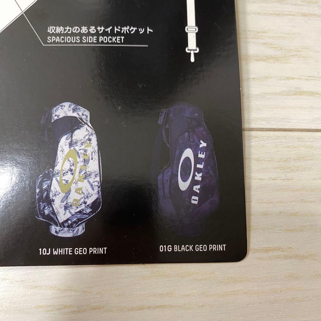 新品未使用 OAKLEY キャディバッグ ネイビー　口枠9.5型　47インチ対応