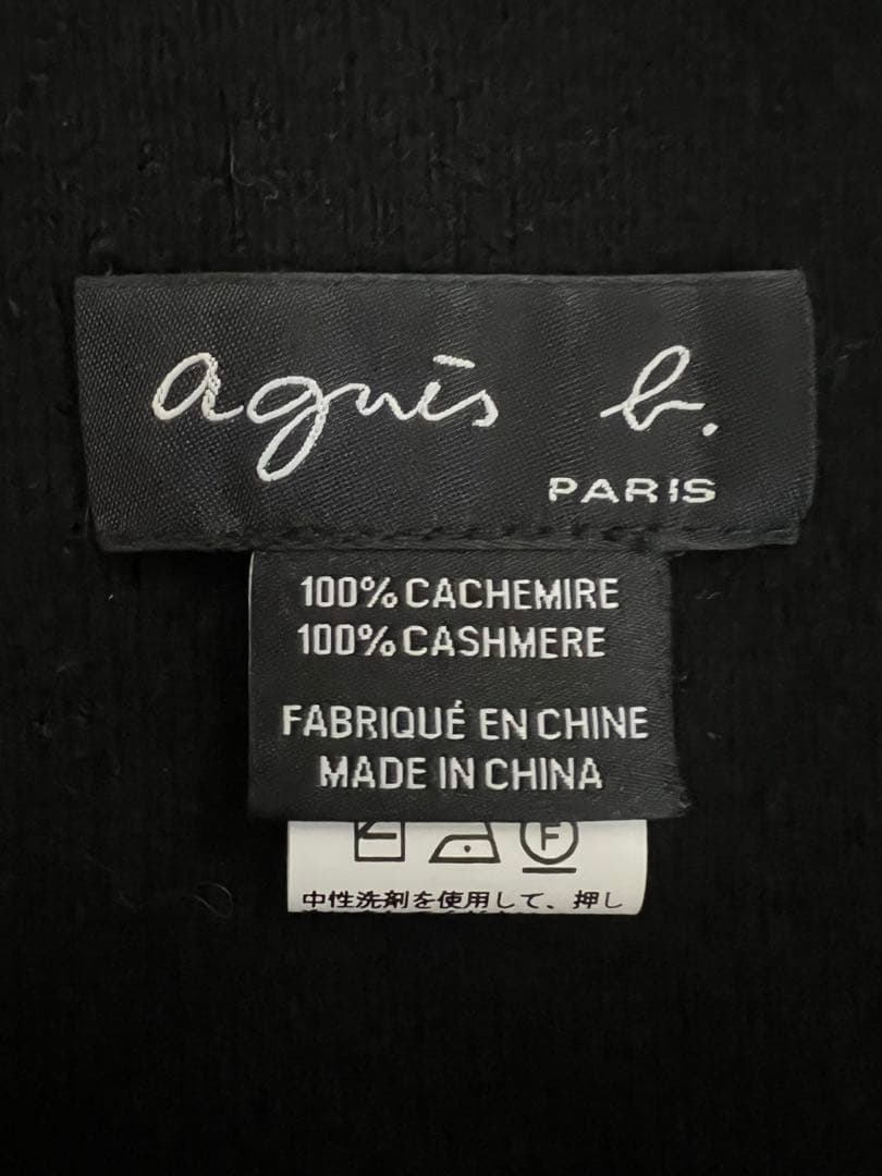 agnès b. カシミヤマフラー アニエスベー cashmere