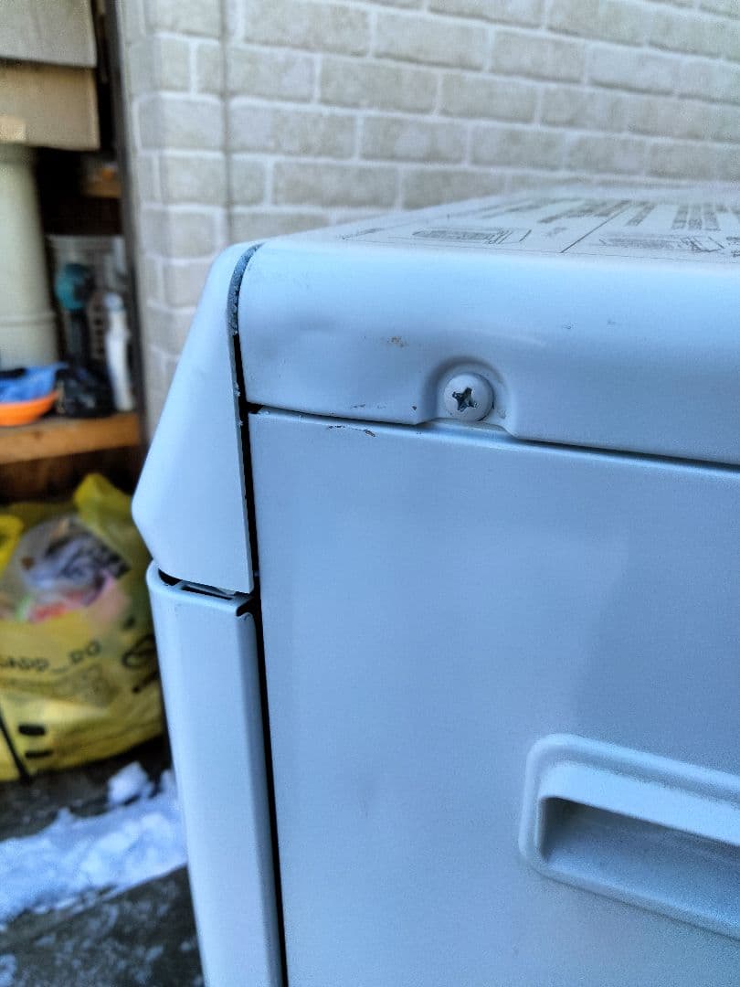 取り切れない傷汚れ等あり！コロナFF温風石油ストーブ！2016年式中古品⑨