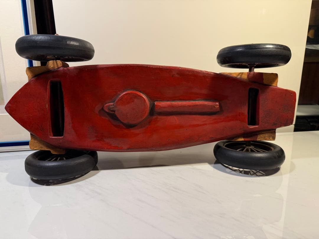 1920年代 ブガッティ風 レーシングカー 樹脂製模型 ヴィンテージ風 オブジェ