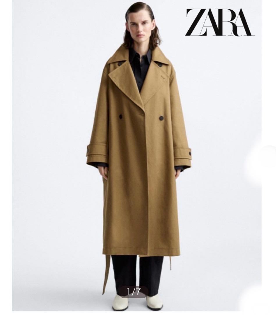 新品】ザラ×スタジオニコルソン オーバーサイズ トレンチコート（XS-S