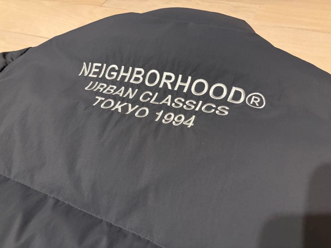 NEIGHBORHOOD25FW CLASSIC DOWN JACKETグレーM