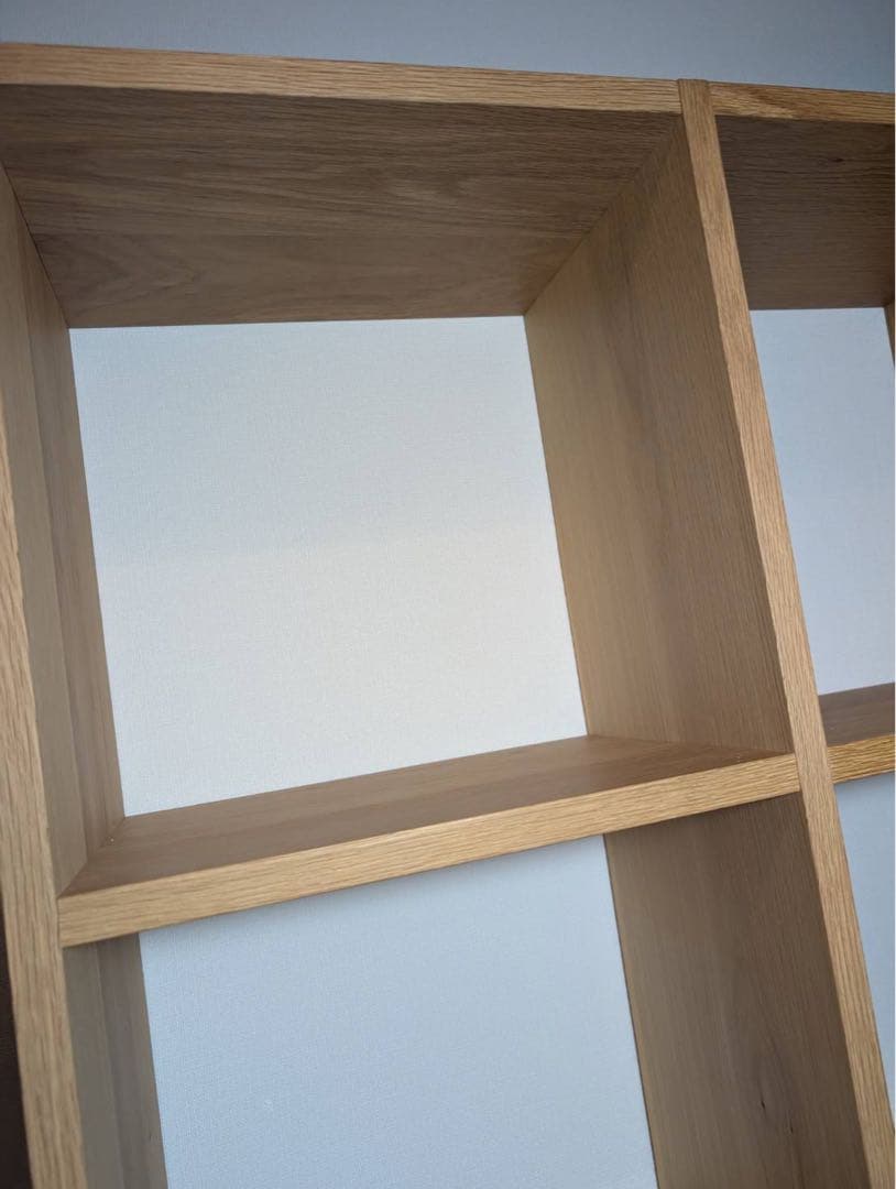 ■送料込■無印良品 スタッキングシェルフオーク材 木製棚家具 棚 ボックス