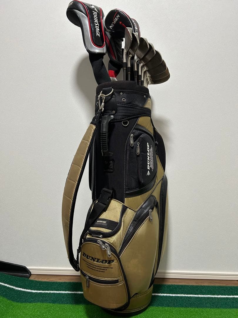 【DUNLOP】　ゴルフクラブセット　フルセット　ヘッドカバー付き