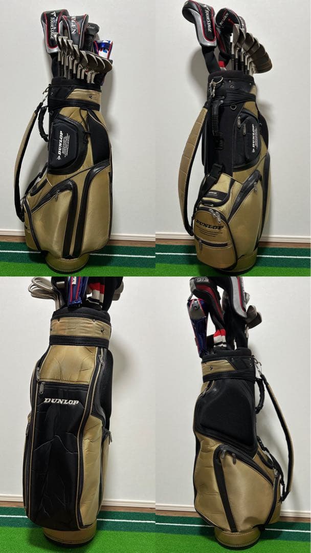 【DUNLOP】　ゴルフクラブセット　フルセット　ヘッドカバー付き