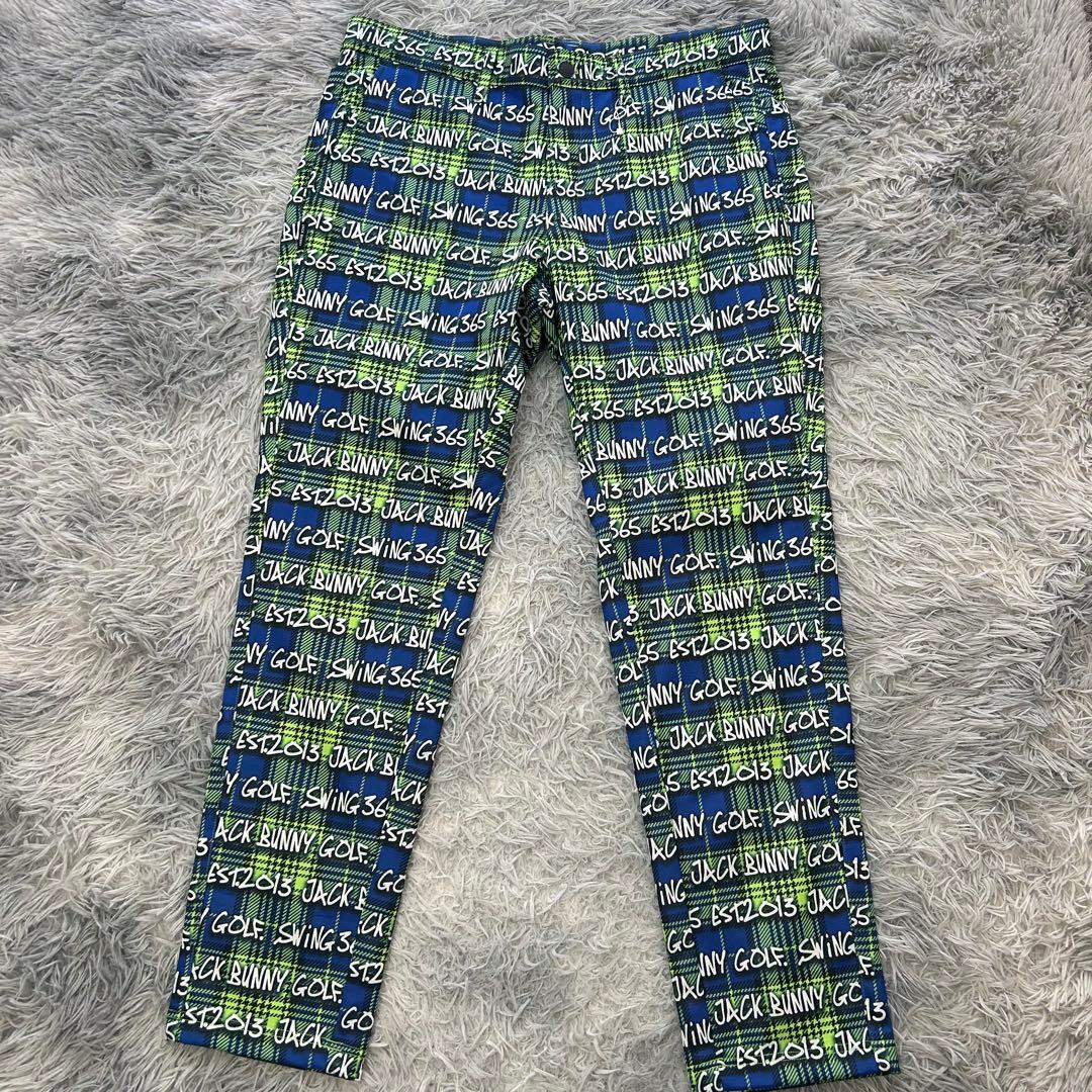 新品　ジャックバニー　セットアップ　中綿ベスト　パンツ　裏起毛　チェック柄　6