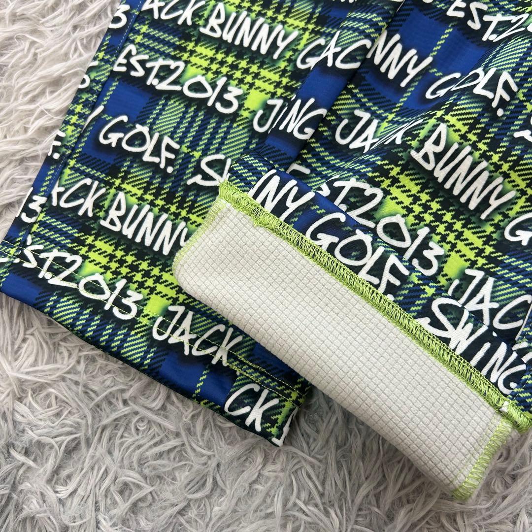 新品　ジャックバニー　セットアップ　中綿ベスト　パンツ　裏起毛　チェック柄　6