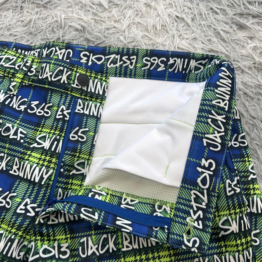 新品　ジャックバニー　セットアップ　中綿ベスト　パンツ　裏起毛　チェック柄　6