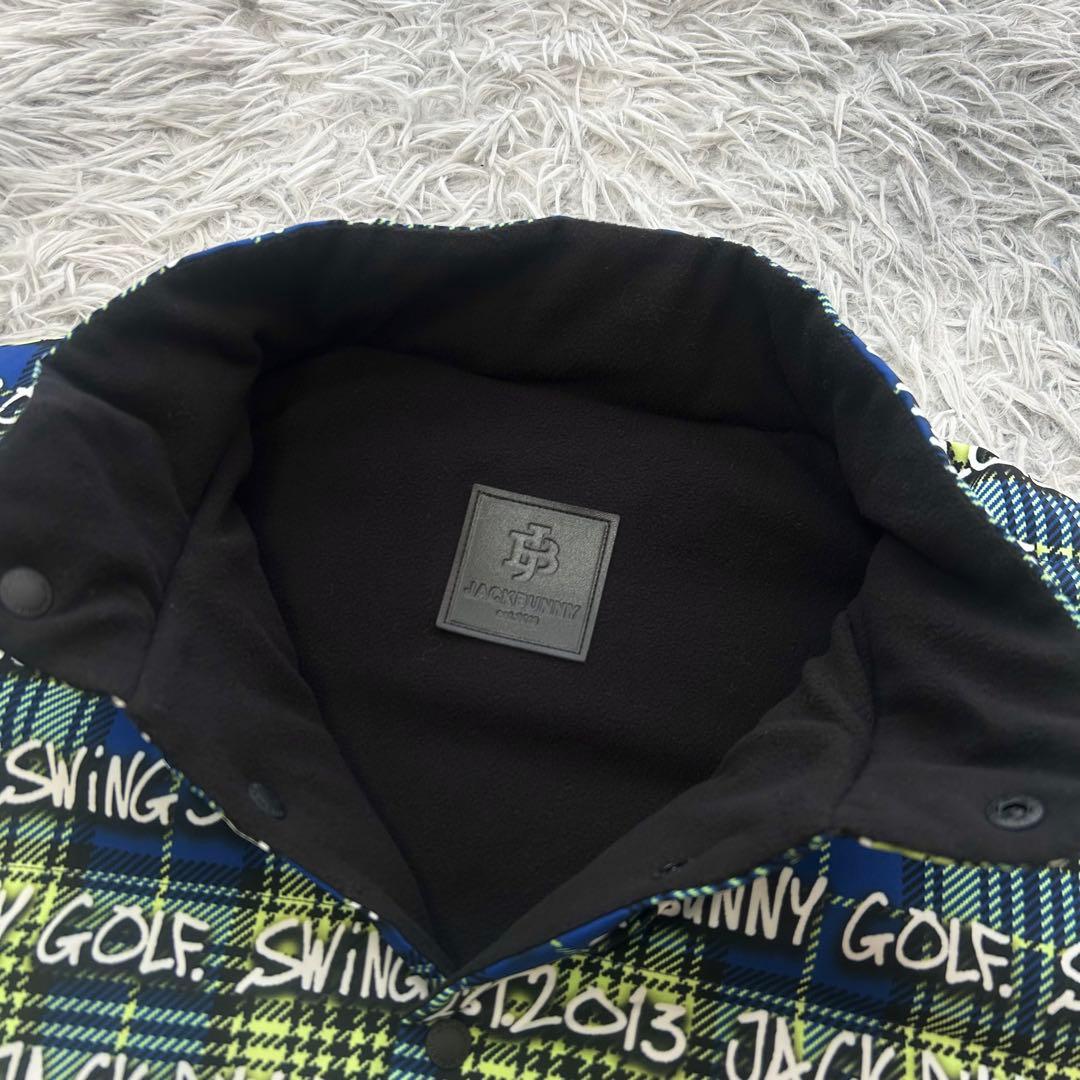 新品　ジャックバニー　セットアップ　中綿ベスト　パンツ　裏起毛　チェック柄　6