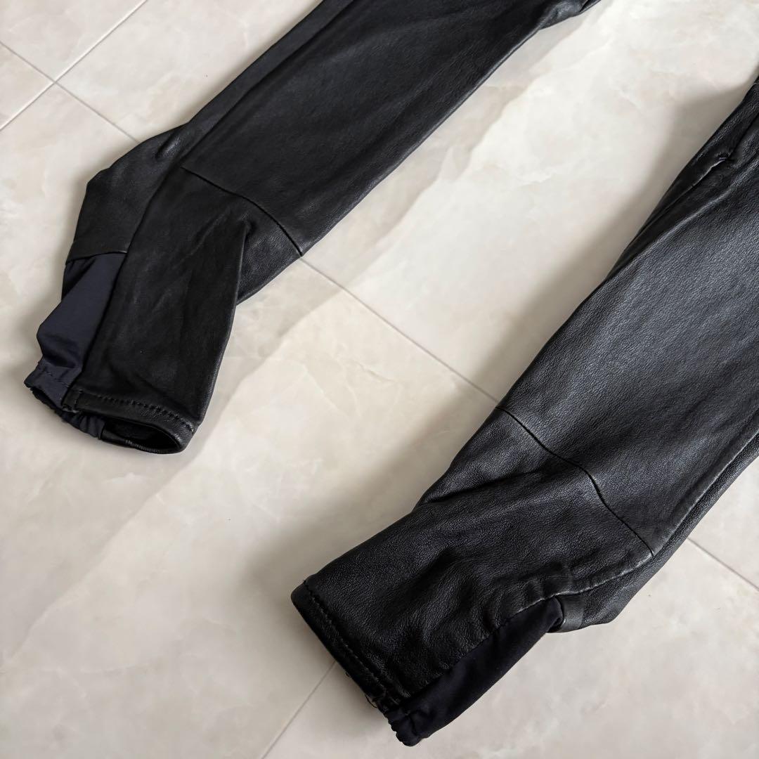 Maison Martin Margiela  本革トレンカレギンス黒40