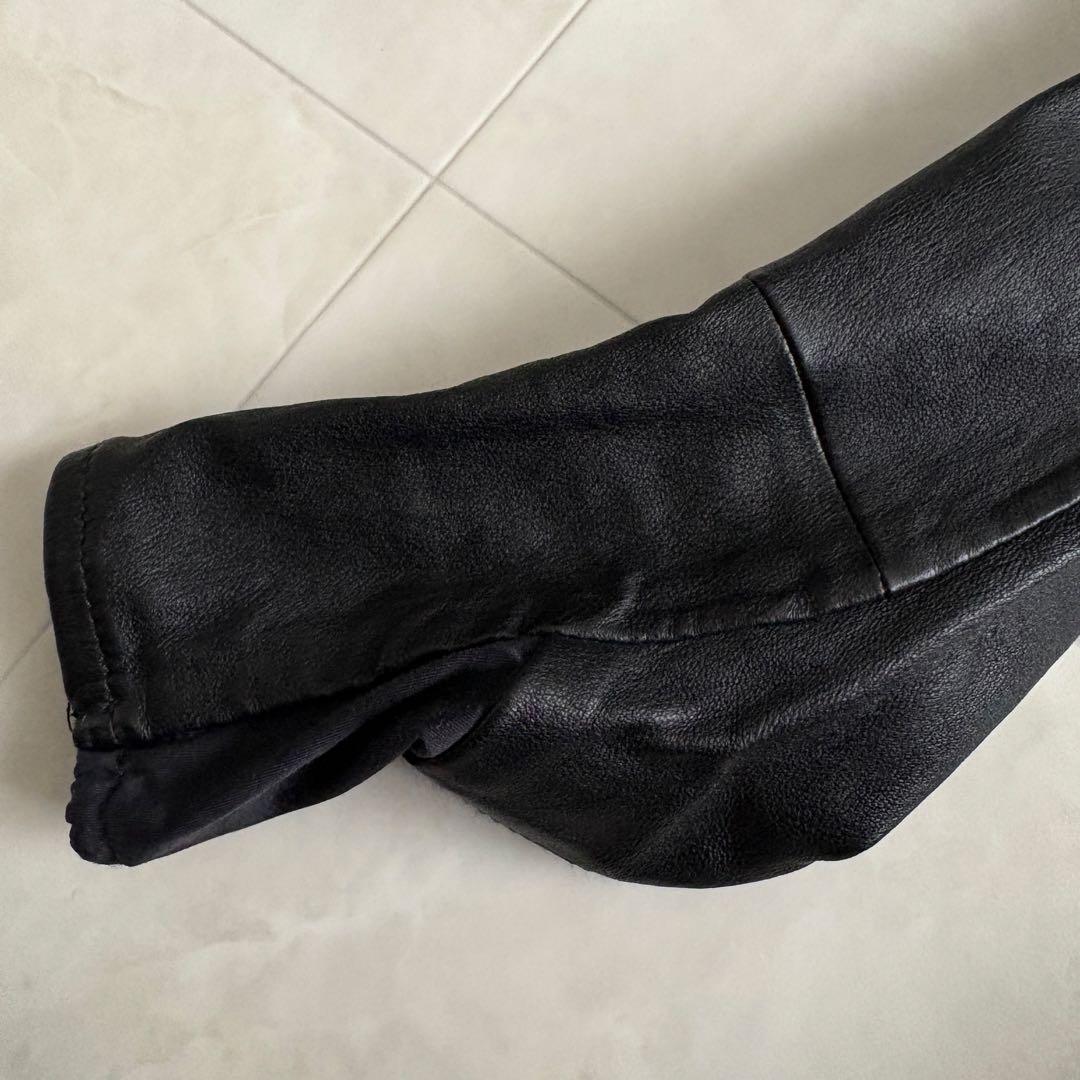 Maison Martin Margiela  本革トレンカレギンス黒40