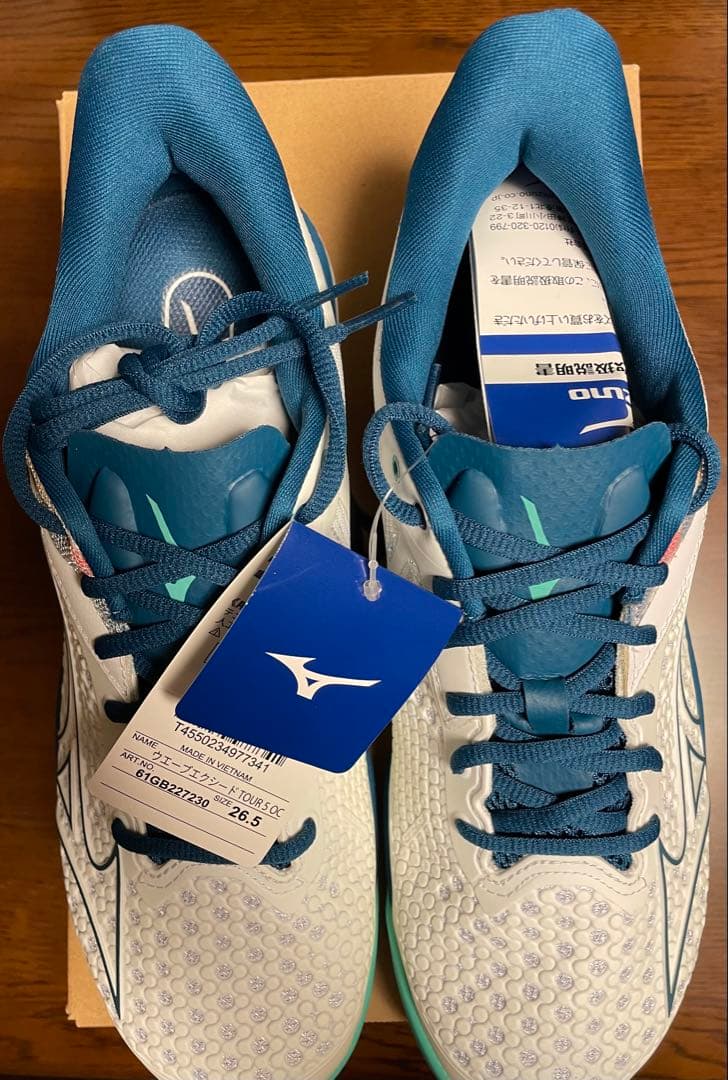 新品未使用ミズノ ウェーブエクシードツアー5 OC 26.5cm テニスシューズ