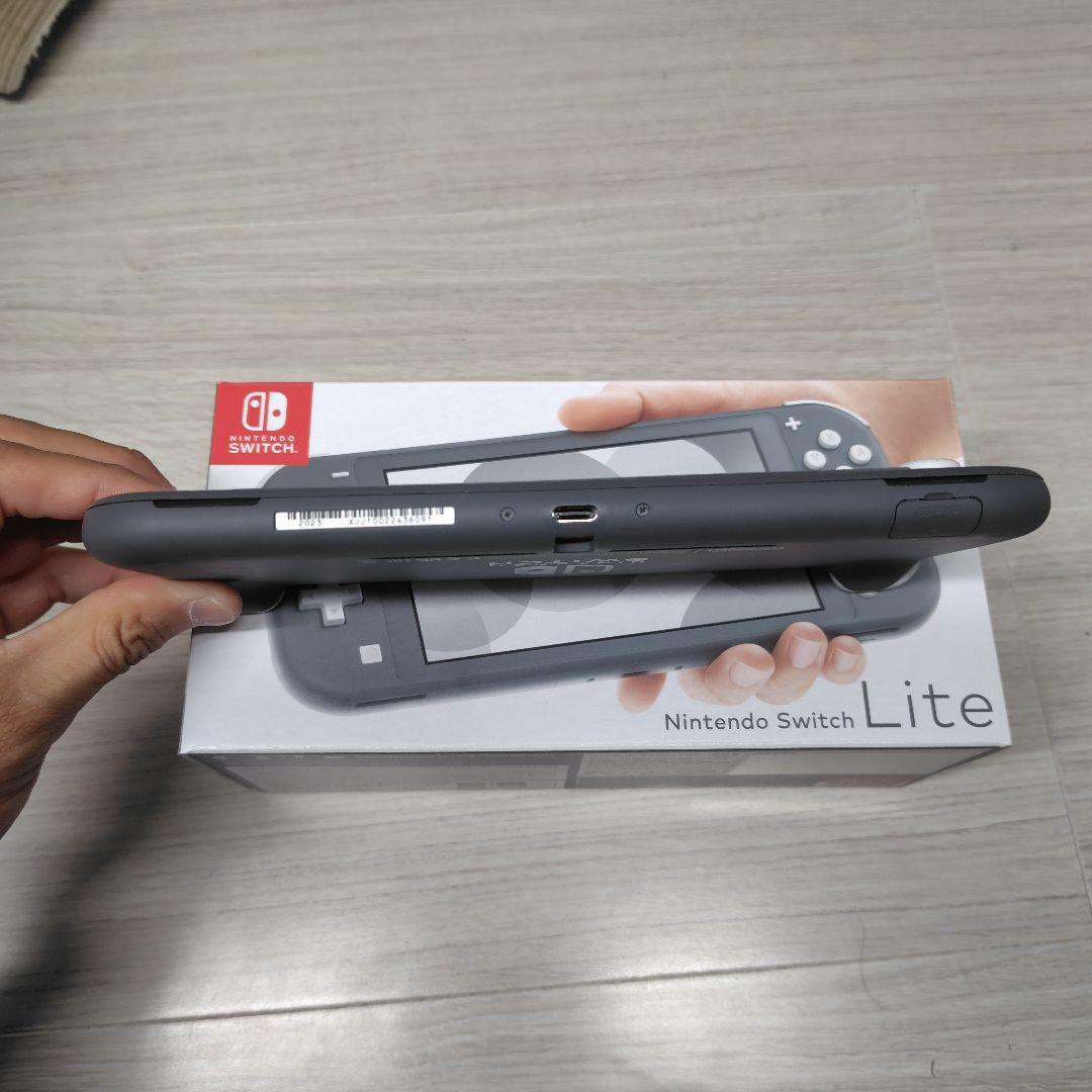 【ジャンク】修復歴ありswitch Lite スイッチライト グレー